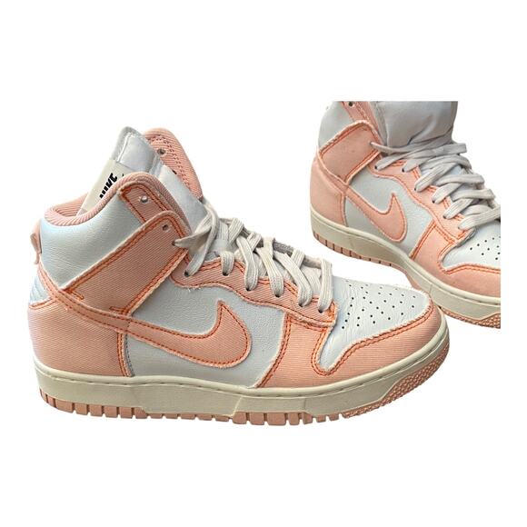 Nike Dunk High 1985 Arctic Orange Denim Sneaker DV1143-800 Womens Size US 8 - Picture 13 of 16